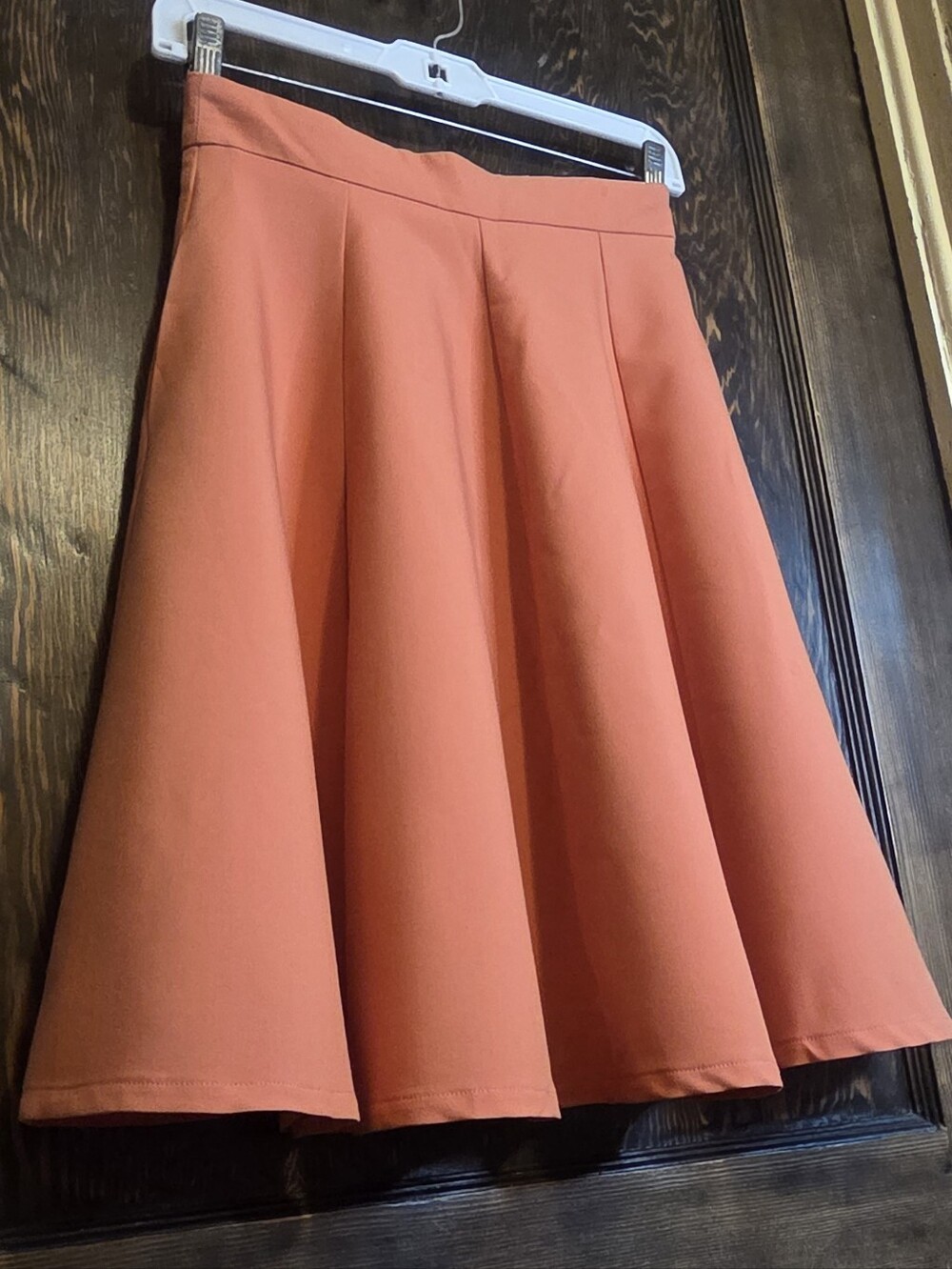NWT Relished Women's Coral High Waisted Flared Mini Skirt